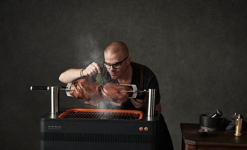 Everdure by Heston EFUSION2B Blumenthal Fusion Charcoal BBQ