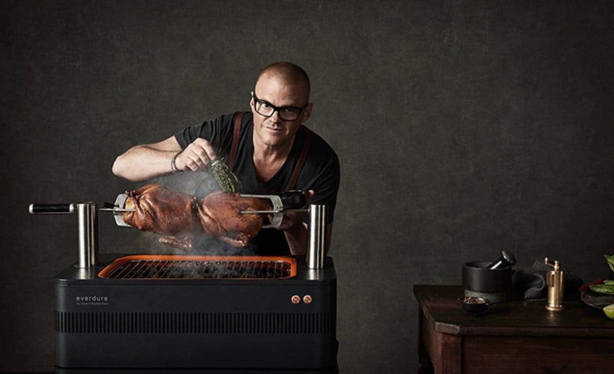Everdure by Heston EFUSION2B Blumenthal Fusion Charcoal BBQ