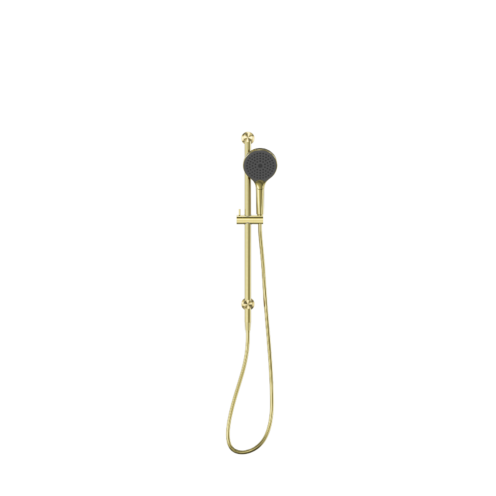 Nero Mecca Shower Rail With Air Shower II Brushed Gold NR221905GBG