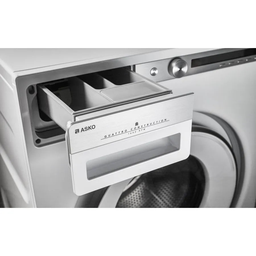 ASKO W4086CWAU 8kg Front Load Washing Machine, White - Factory Seconds