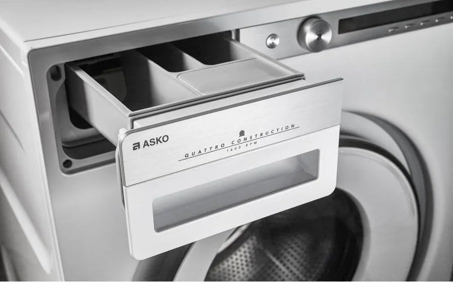 ASKO W4086CWAU 8kg Front Load Washing Machine, White - ASKO Factory Seconds