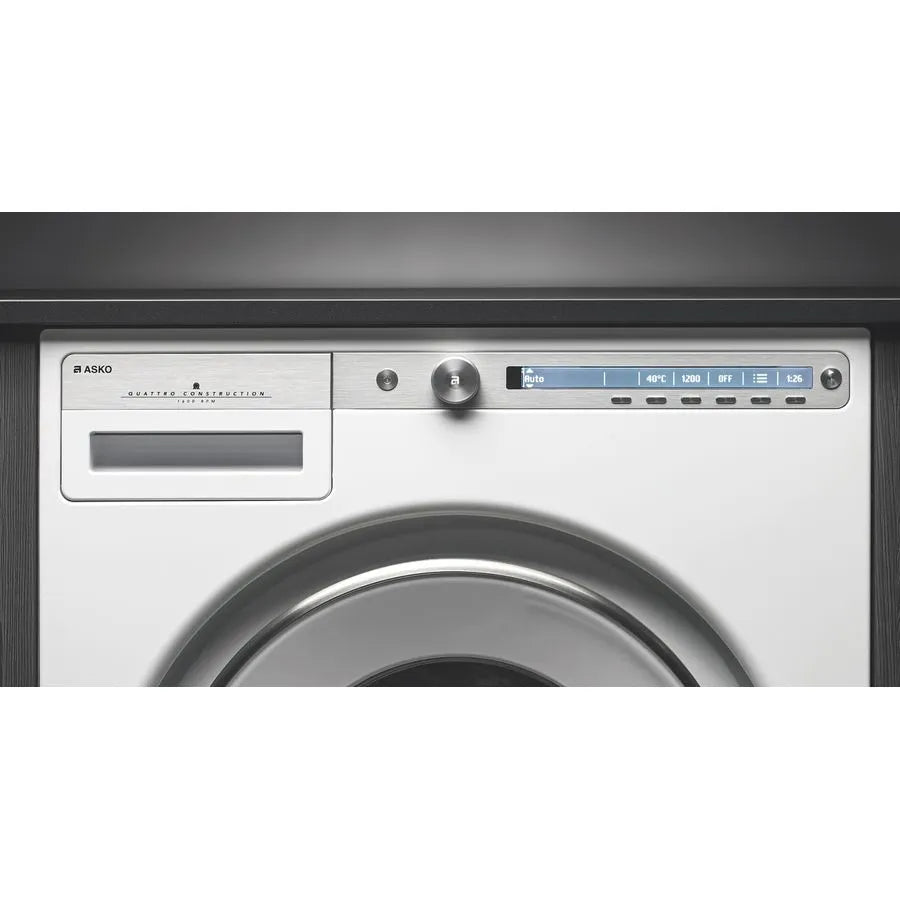 ASKO W4086CWAU 8kg Front Load Washing Machine, White - Factory Seconds