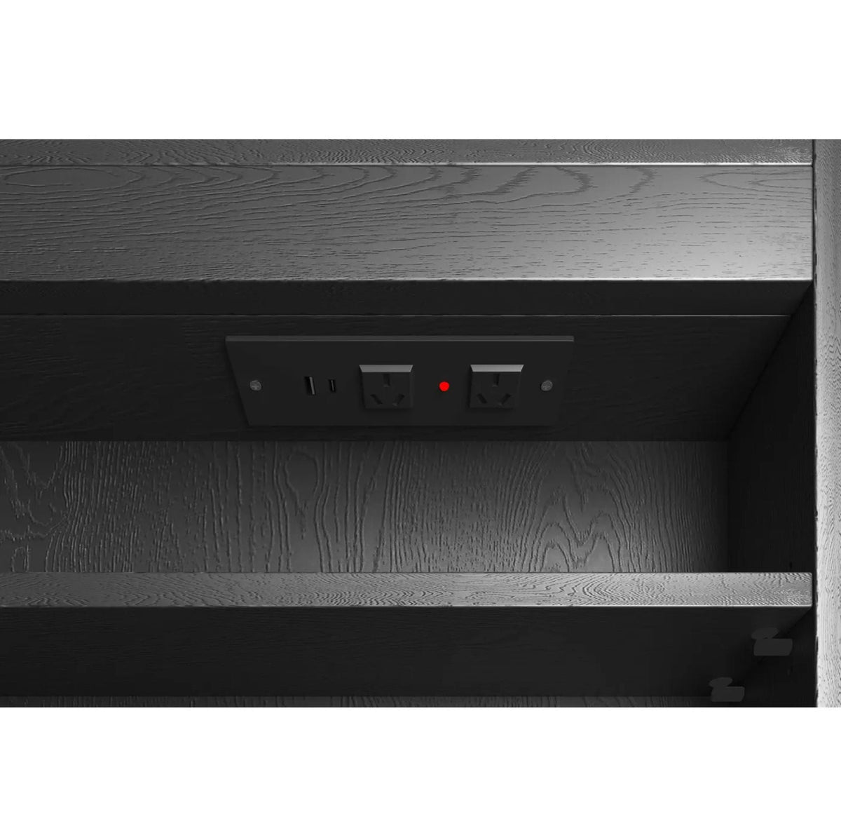 Otti LED-ARSV9060B-VP LED Archie 900mm Black Oak Shaving Cabinet