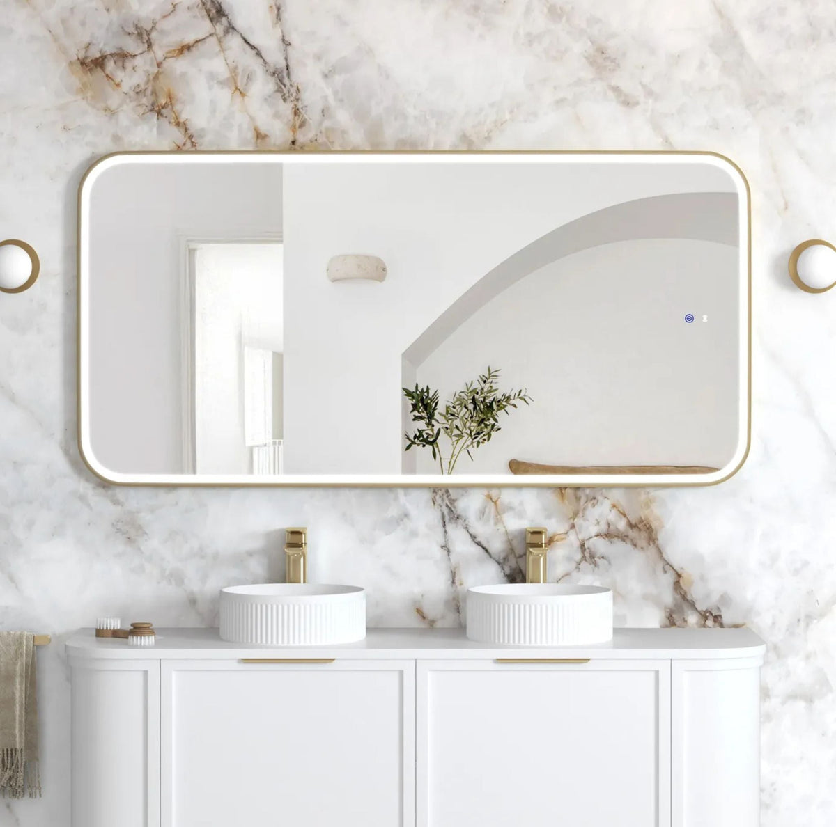 Otti LED-SQ1575 LED Newport 1500x750mm Tuffi Mirror