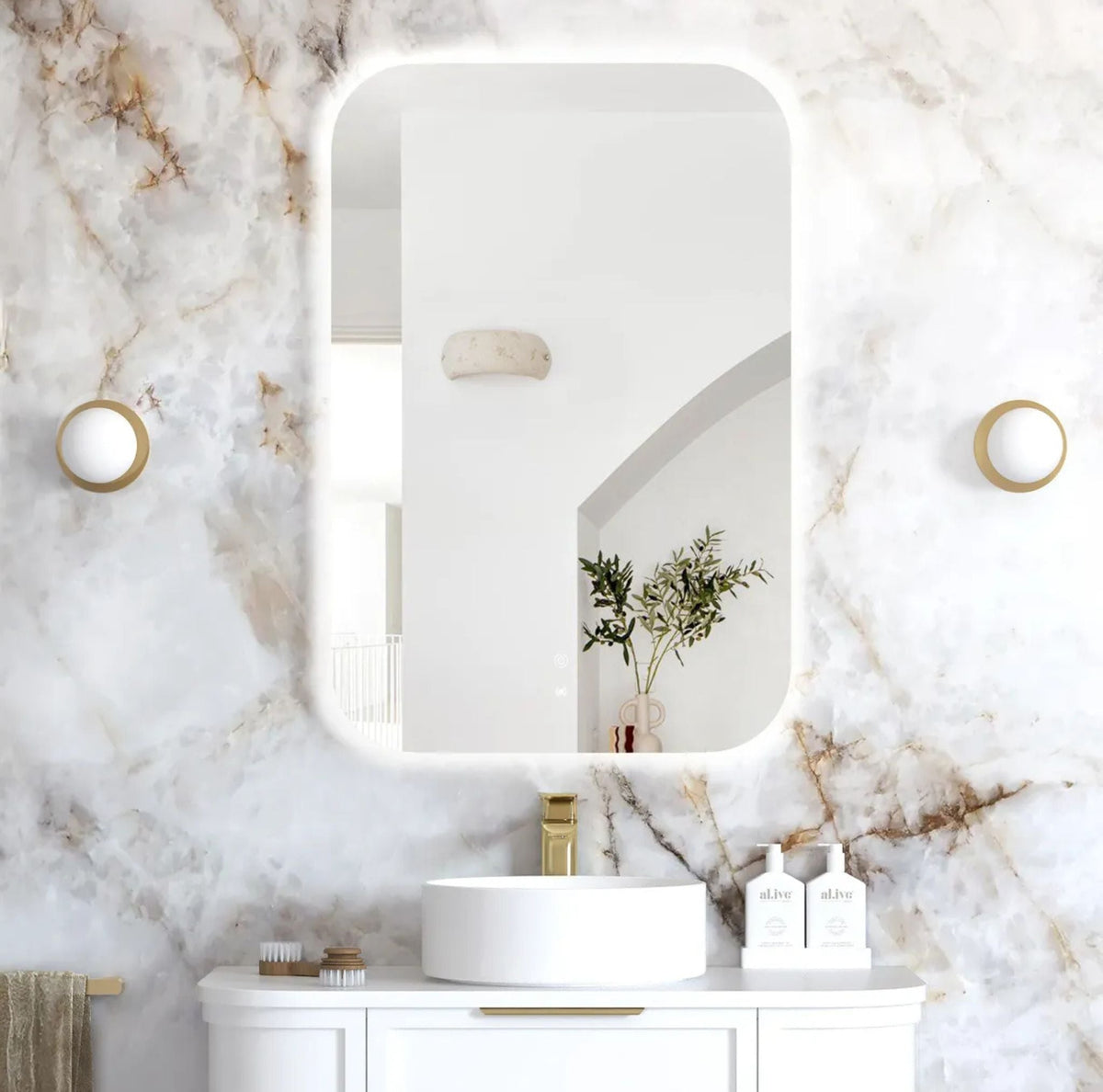 Otti LED-SQ9060 LED Newport 900x600mm Tuffi Mirror