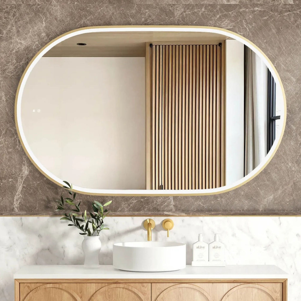 Otti LED-OV1275 LED Noosa 1200 × 750 mm Tuffi Mirror