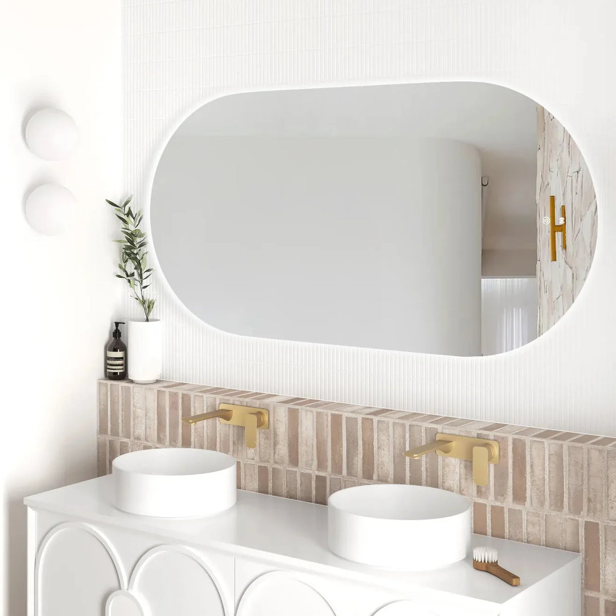Otti LED-OV1575 LED Noosa 1500 × 750 mm Tuffi Mirror