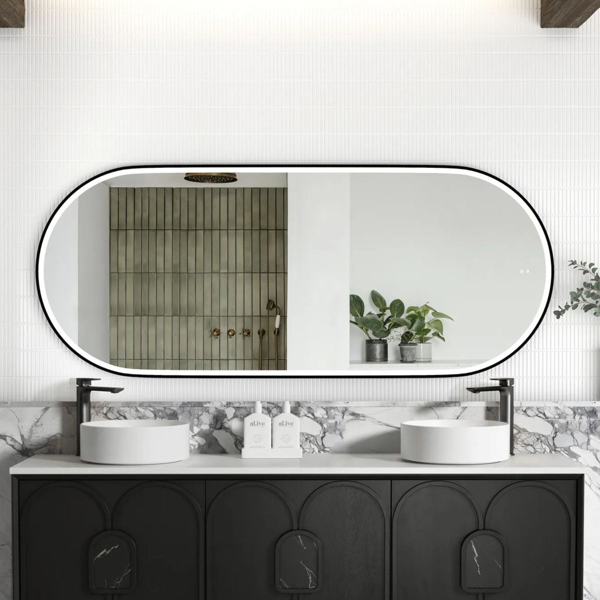Otti LED-OV1875 LED Noosa 1800 × 750 mm Tuffi Mirror