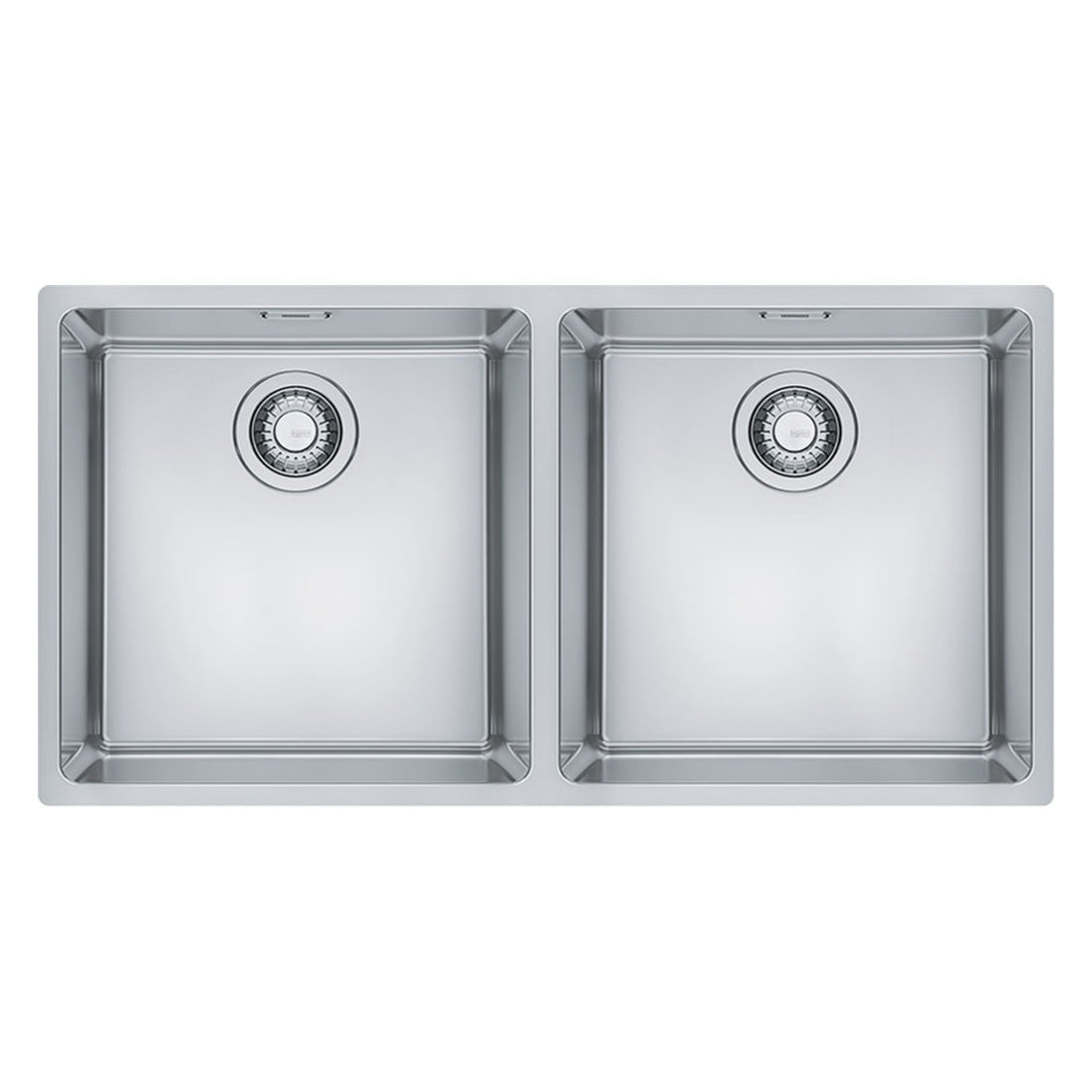 Franke Maris Double Bowl Flushmount Sink, MRX220-40/40
