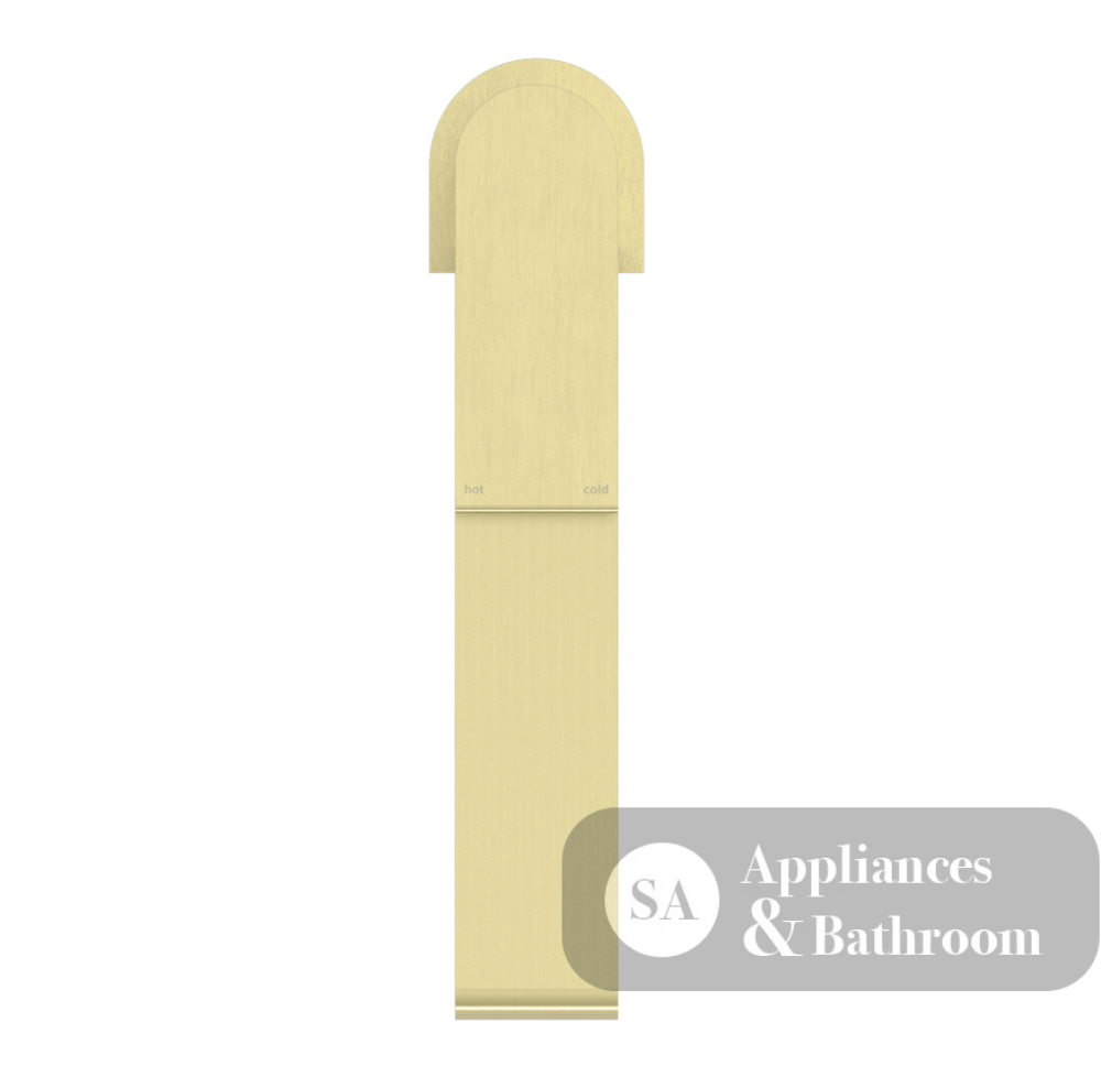 Nero Bianca Mid Tall Basin Mixer Brushed Gold NR321501DBG - Basin Mixers
