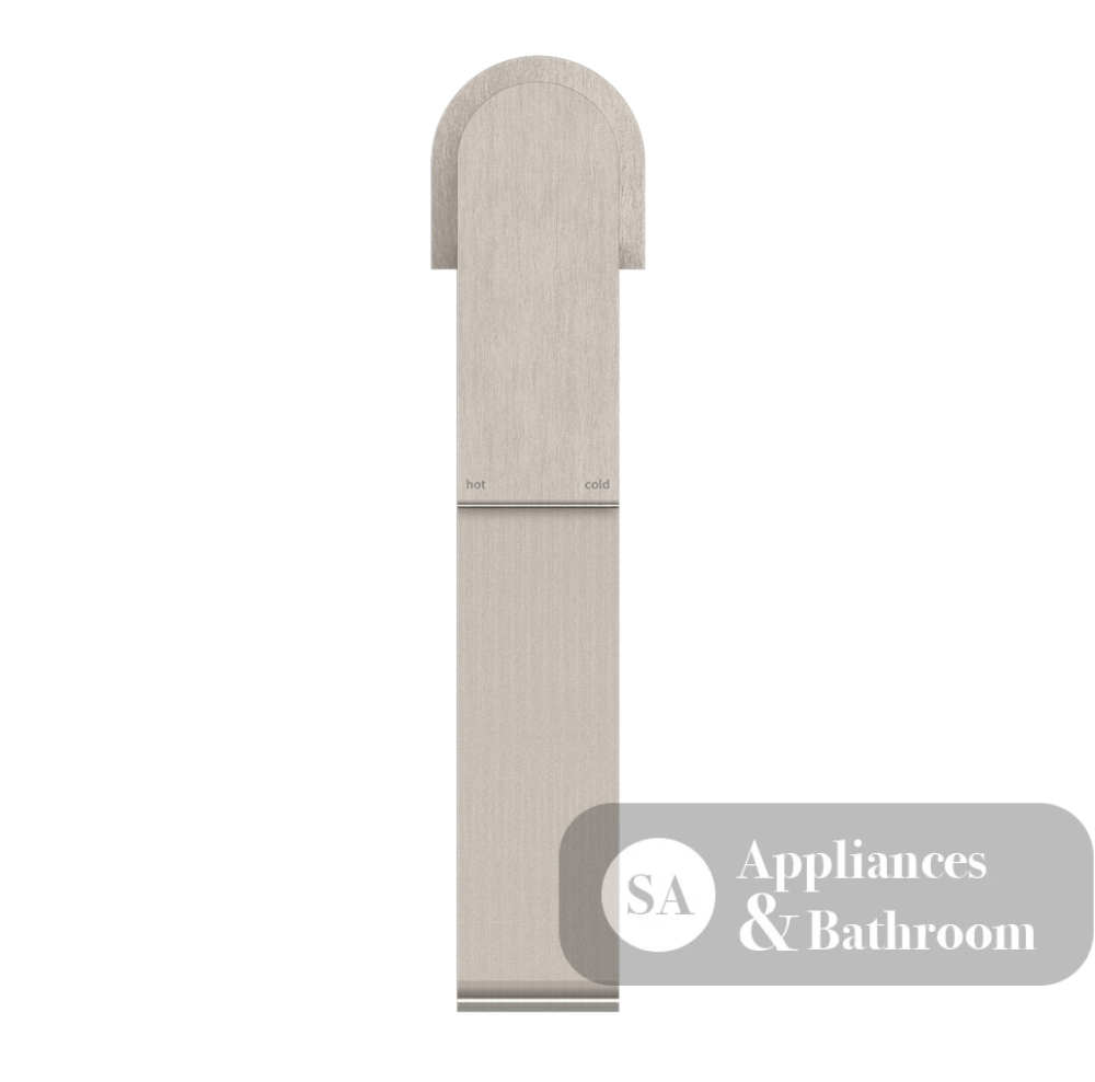 Nero Bianca Mid Tall Basin Mixer Brushed Nickel NR321501DBN - Basin Mixers