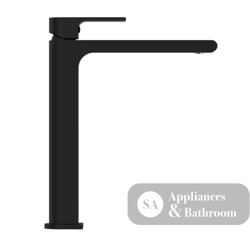 Nero Bianca Mid Tall Basin Mixer Matte Black NR321501DMB - Basin Mixers