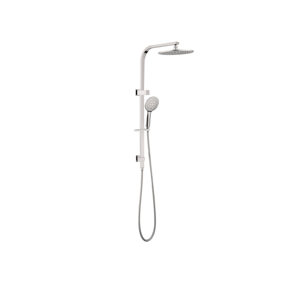 Nero Bianca Shower Set Brushed Nickel NR250805CBN - Twin Showers