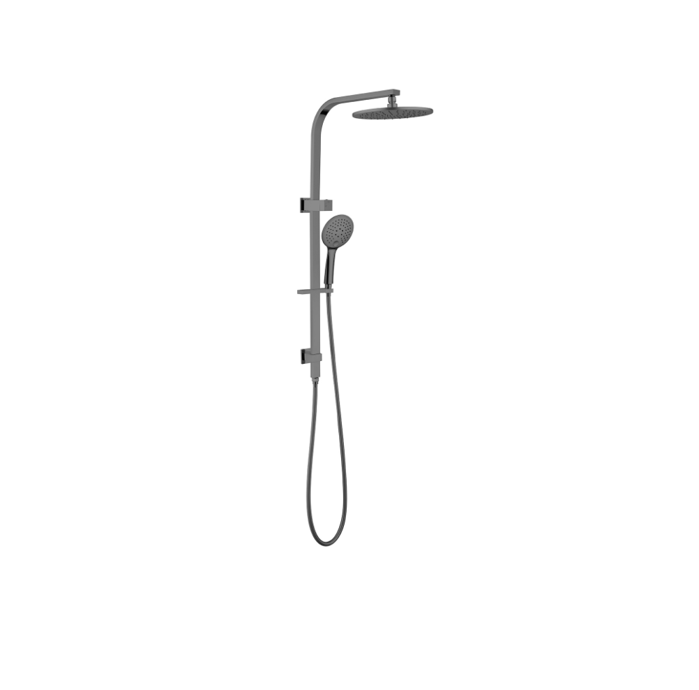 Nero Bianca Shower Set Gun Metal NR250805CGM - Twin Showers