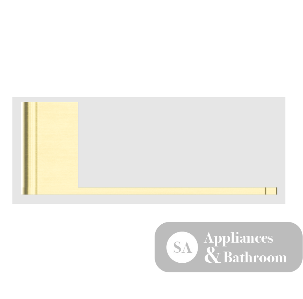 Nero Bianca Toilet Roll Holder Brushed Gold NR9086BG - TOILET ROLL HOLDERS