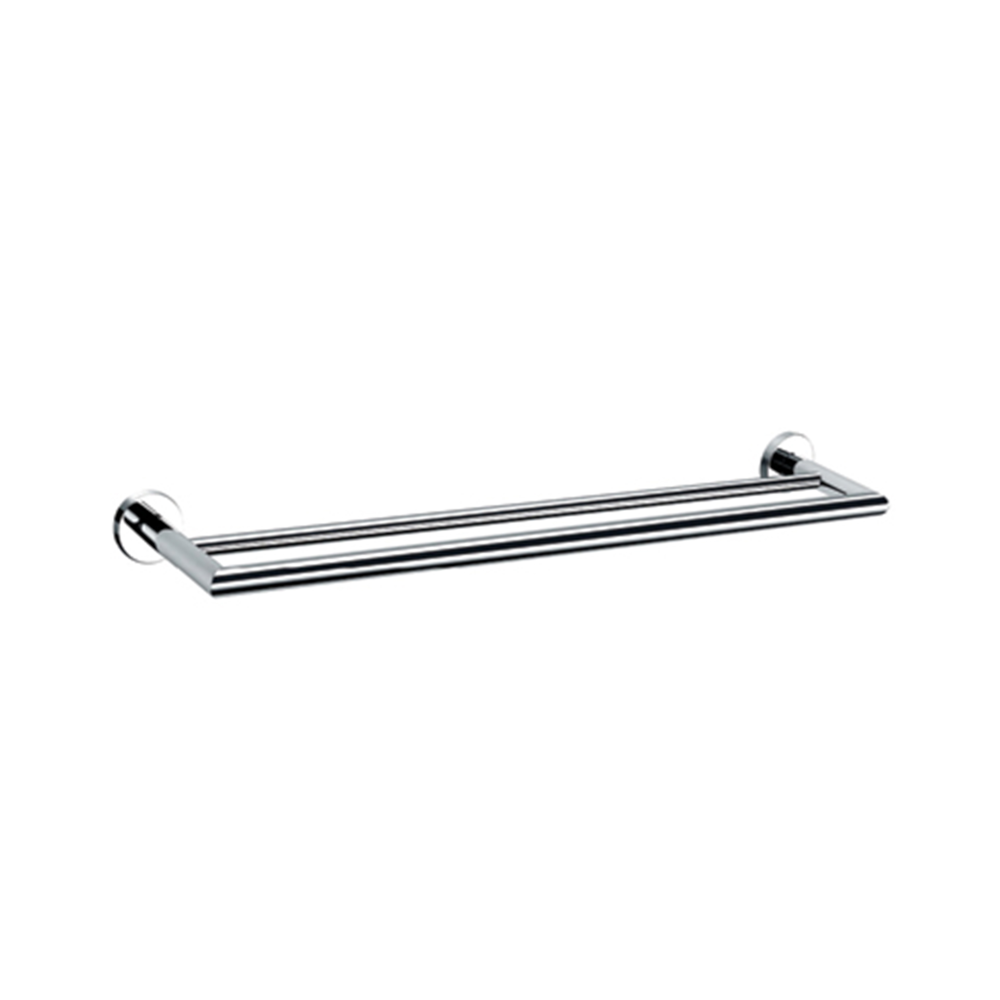 Nero Dolce 900mm Double Towel Rail Chrome NR3630dlCH - Accessories