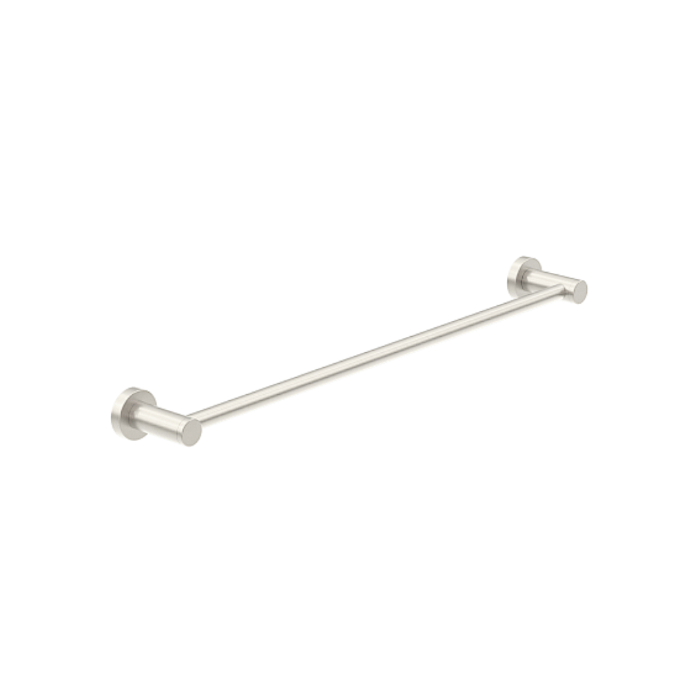 Nero Dolce Single Towel Rail 800mm Brushed Nickel NR2030BN - Accessories