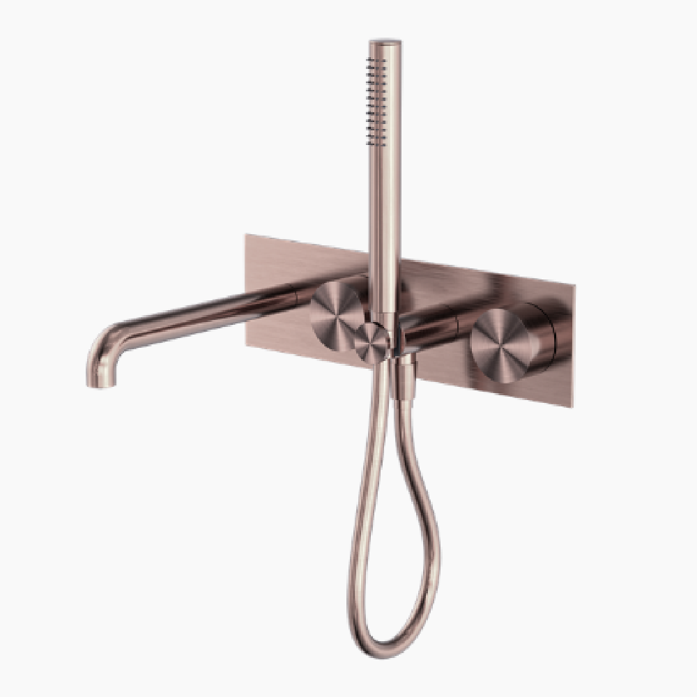 Nero Kara Progressive Shower System 230mm Brushed Bronze NR271903A230BZ - Hand Showers