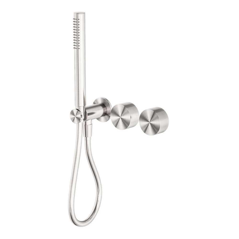 Nero Kara Progressive Shower System (Separate Plates) Brushed Nickel NR271903DBN - Hand Showers
