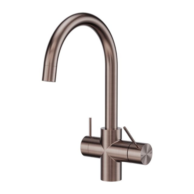 Nero Mecca 3 Way Filtered Mixer Tap Brushed Bronze, NR221907EBZ