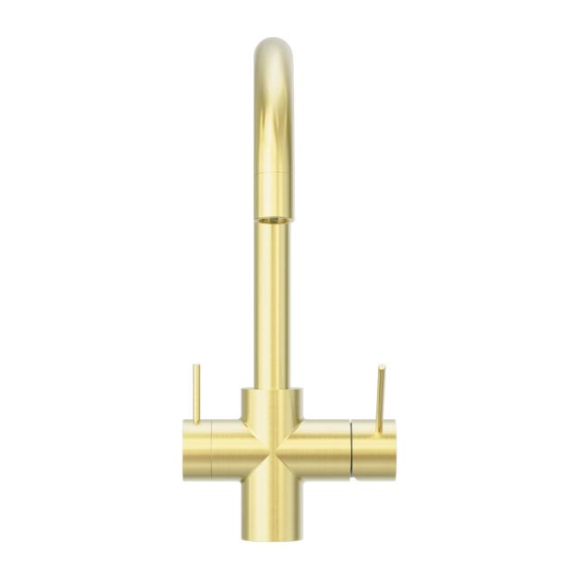 Nero Mecca 3 Way Filtered Mixer Tap Brushed Gold, NR221907EBG