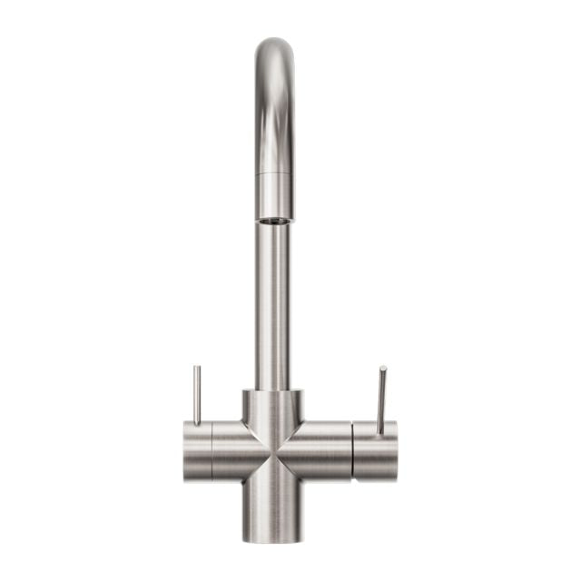 Nero Mecca 3 Way Filtered Mixer Tap Brushed Nickel, NR221907EBN