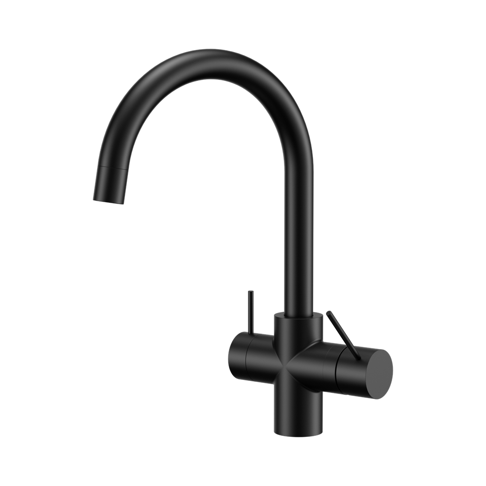 Nero Mecca 3 Way Filtered Mixer Tap Matte Black NR221907EMB - 3 in 1 Mixers