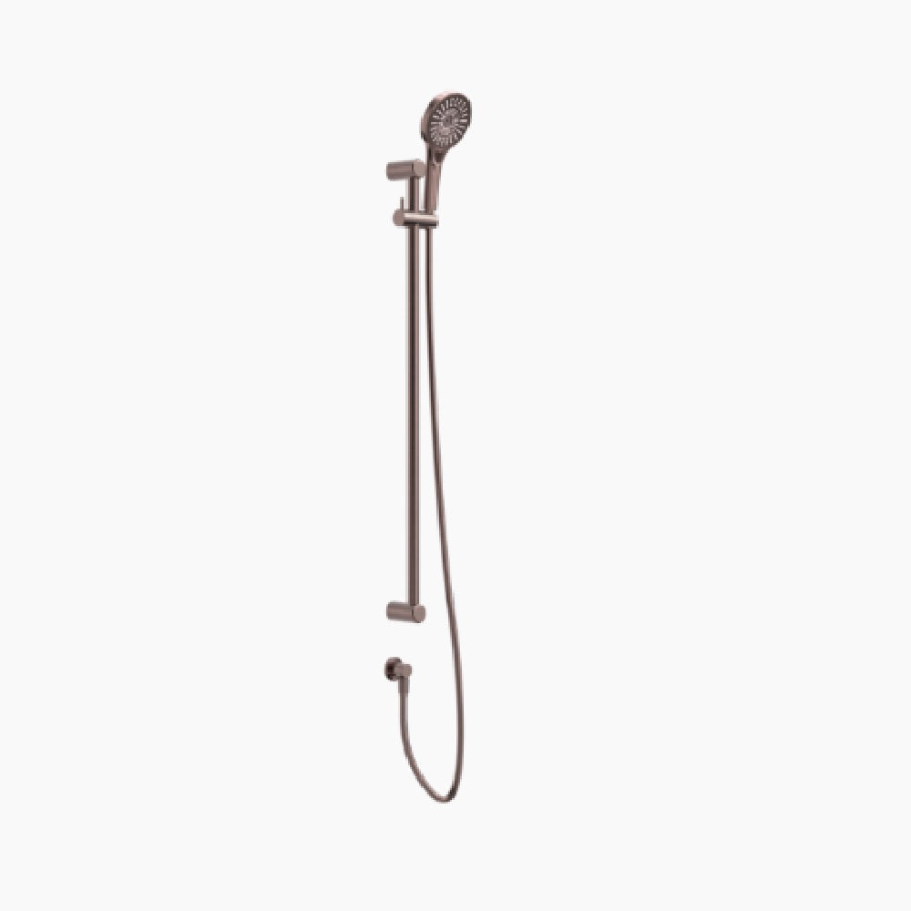 Nero Mecca Care 25mm Grab Rail And Adjustable Shower Rail Set 900mm Brushed Bronze NRCS004BZ - Rail Shower