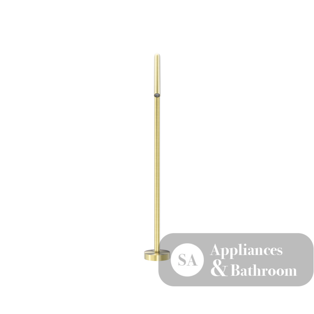 Nero Mecca Floor Standing Bath Spout Only Brushed Gold NR221903ABG - Bath Fillers