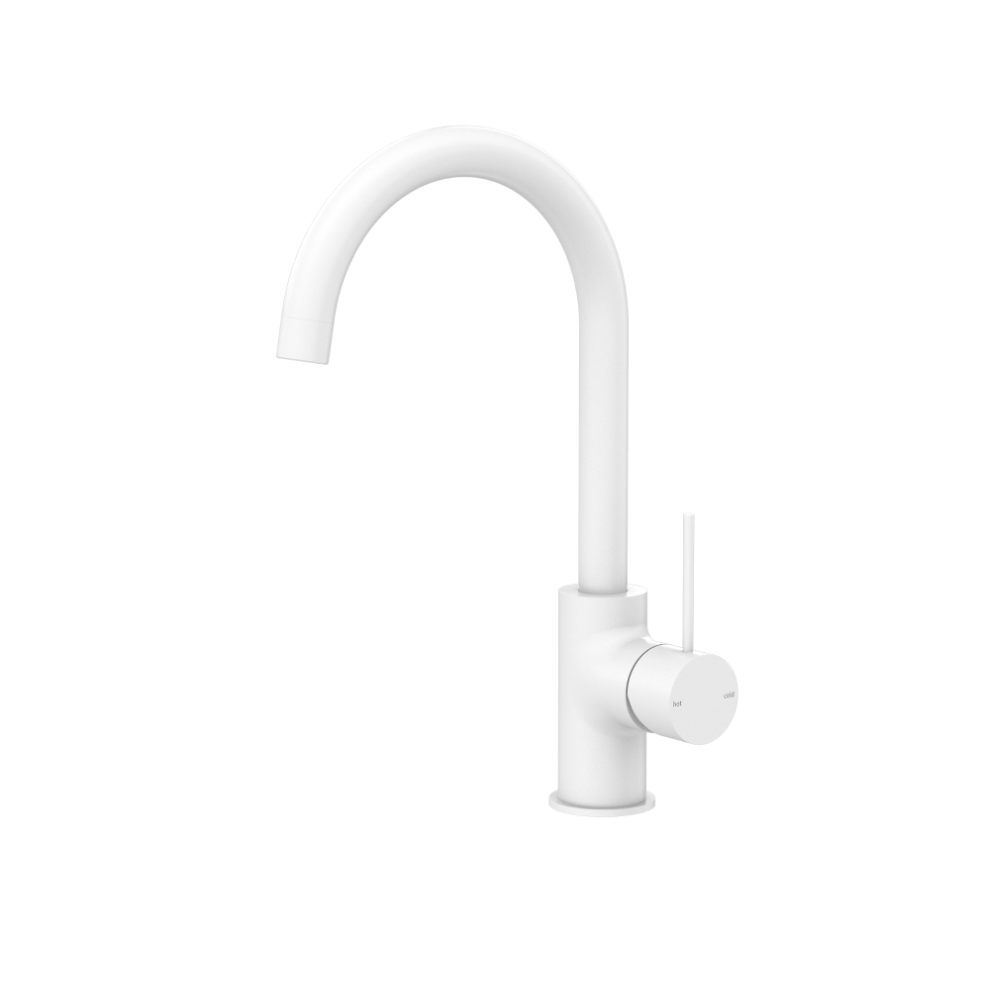 Nero Mecca Kitchen Mixer Matte White NR221907MW - Kitchen Mixer Taps