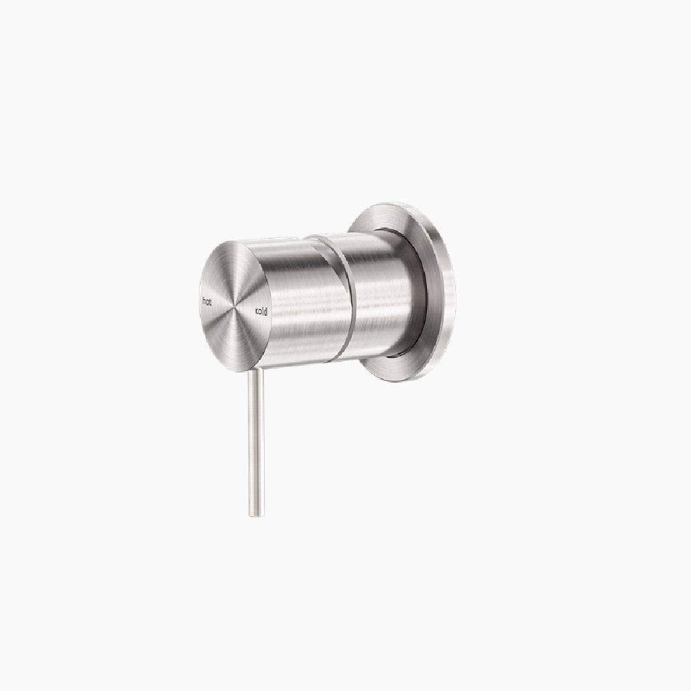 Nero Mecca Shower Mixer 60mm Plate Brushed Nickel NR221911HBN - Bathroom Wall Mixers