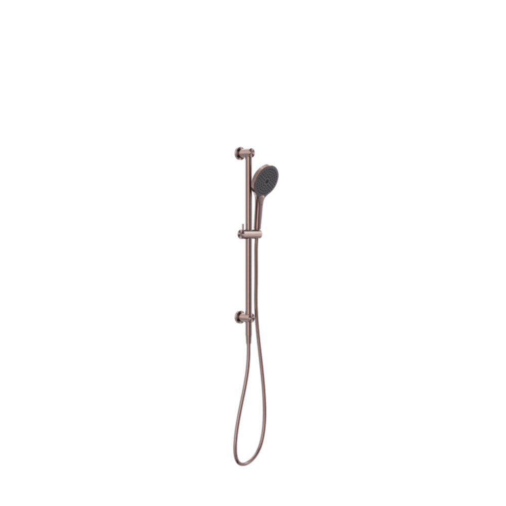 Nero Mecca Shower Rail With Air Shower II Brushed Bronze NR221905GBZ - Rail Showers