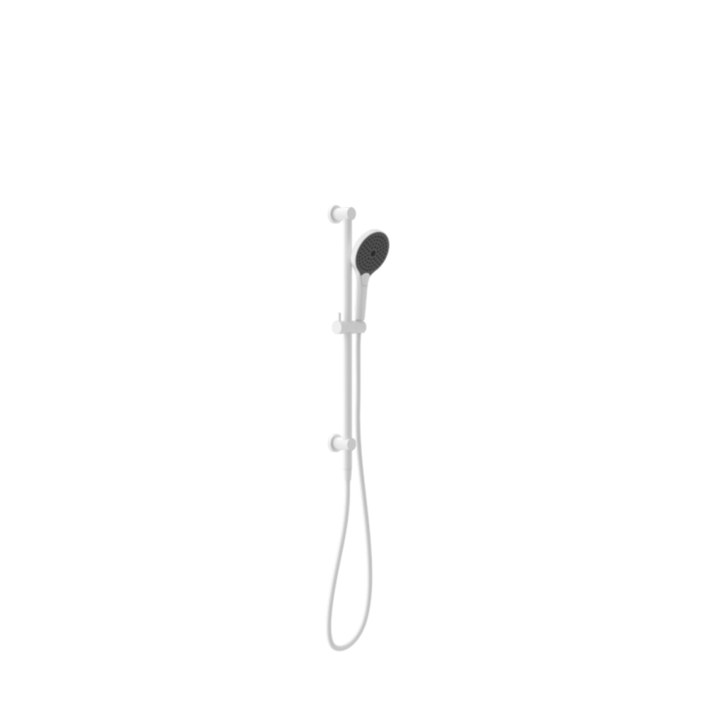 Nero Mecca Shower Rail With Air Shower II Matte White NR221905GMW - Rail Showers