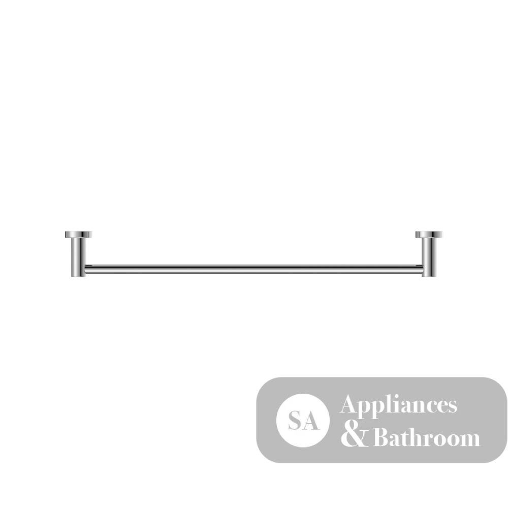 Nero Mecca Single Towel Rail 600mm Chrome NR1924CH - Towel Rails