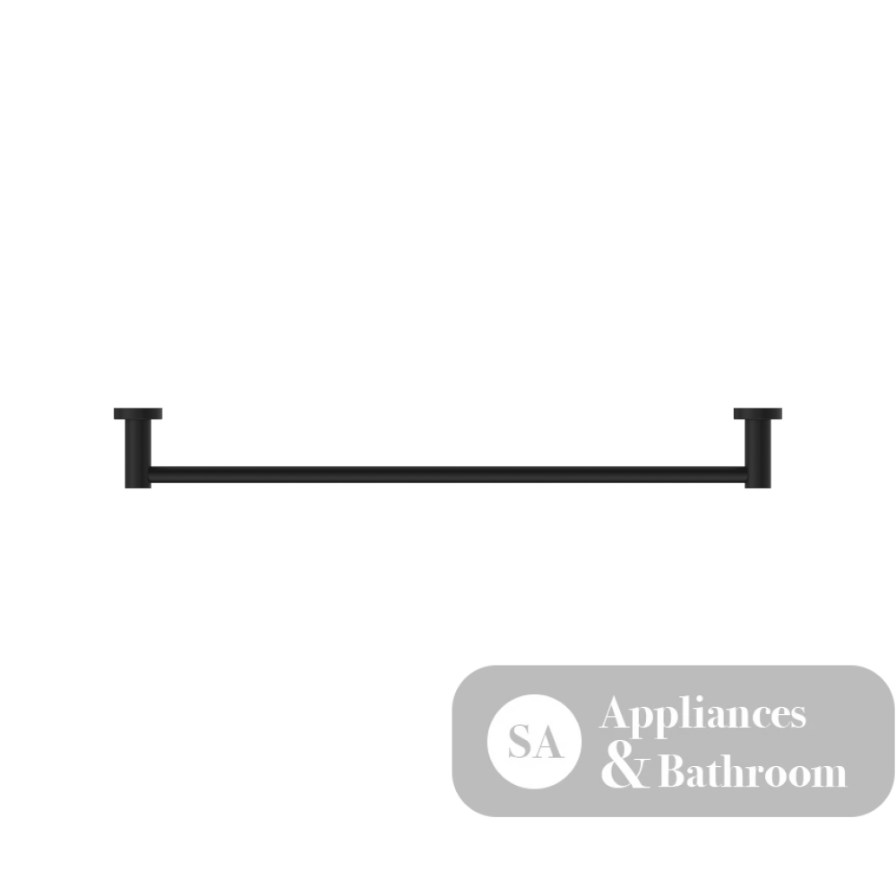 Nero Mecca Single Towel Rail 600mm Matte Black NR1924MB - Towel Rails