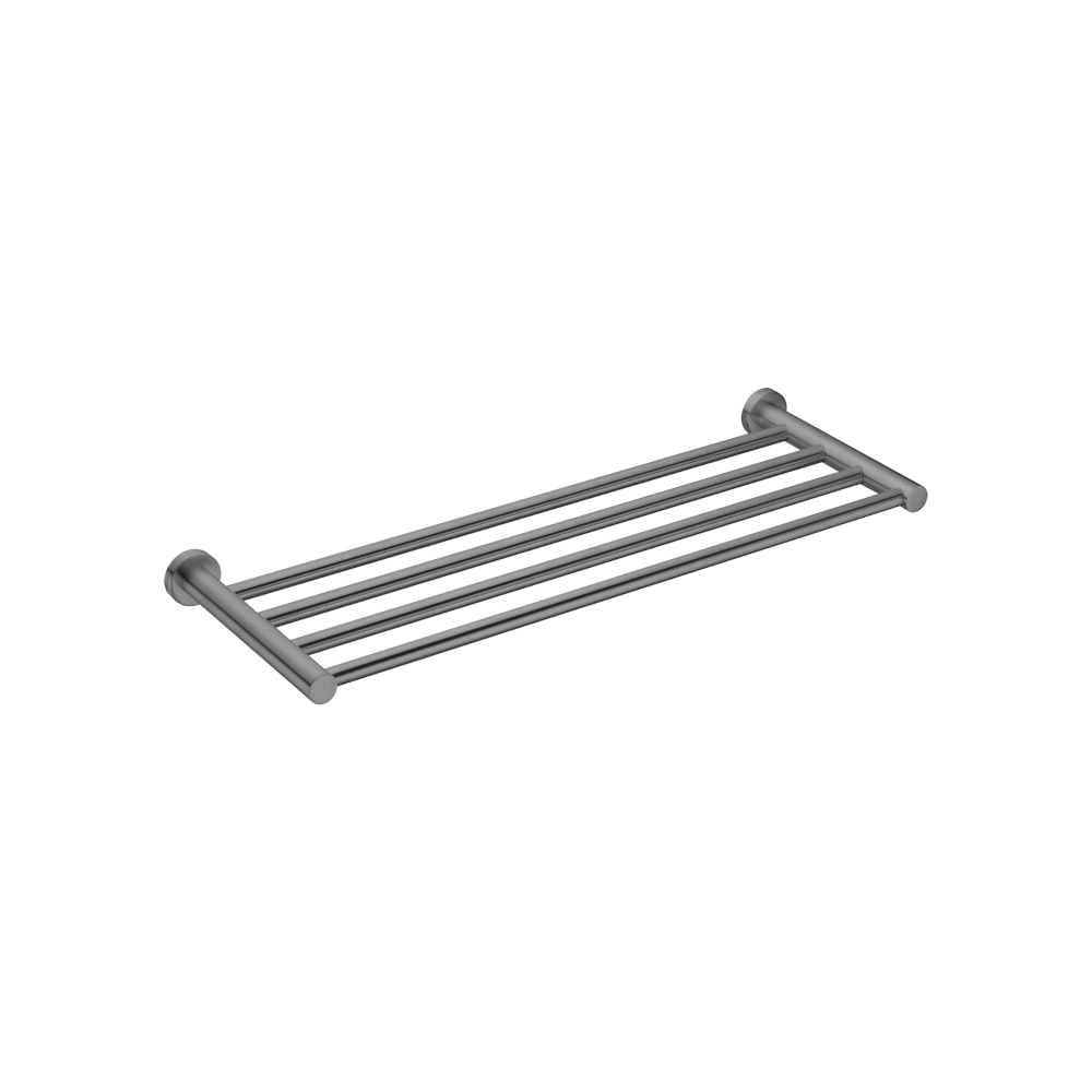 Nero Mecca Towel Rack Gun Metal NR1989GM - Towel Rails