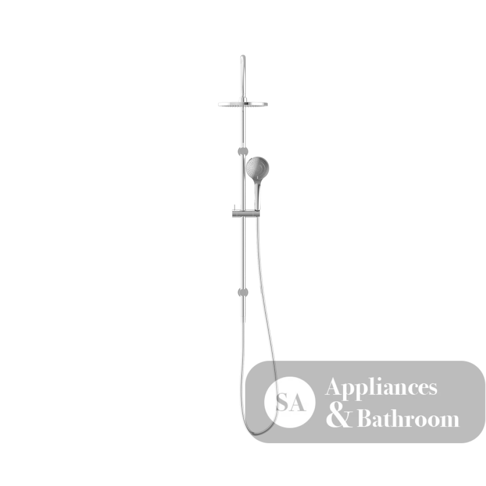 Nero Mecca Twin Shower With Air Shower Chrome NR221905bCH - Twin Showers