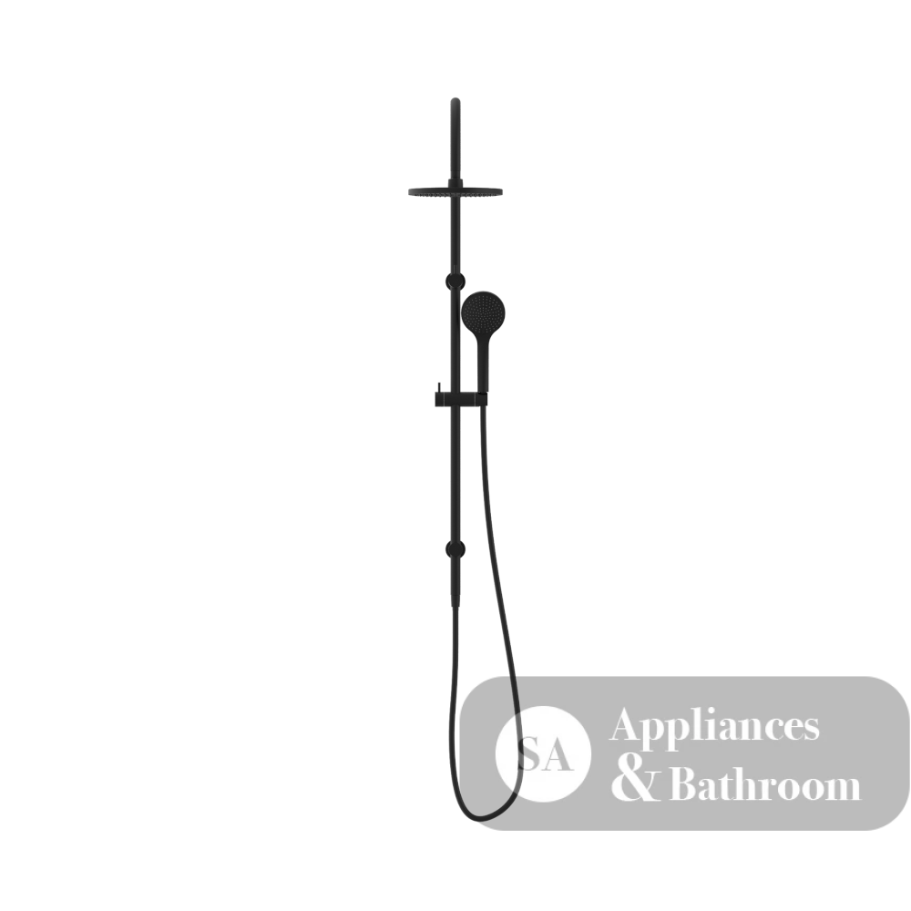 Nero Mecca Twin Shower With Air Shower Matte Black NR221905bMB - Twin Showers