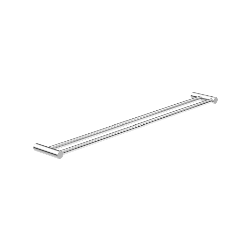 Nero New Mecca Double Towel Rail 800mm Chrome NR2330DCH - Towel Rails