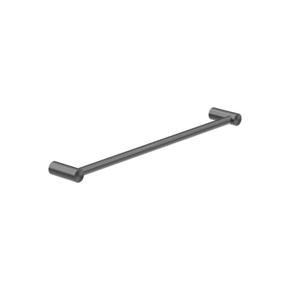 Nero New Mecca Single Towel Rail 600mm Gun Metal NR2324GM - Towel Rails