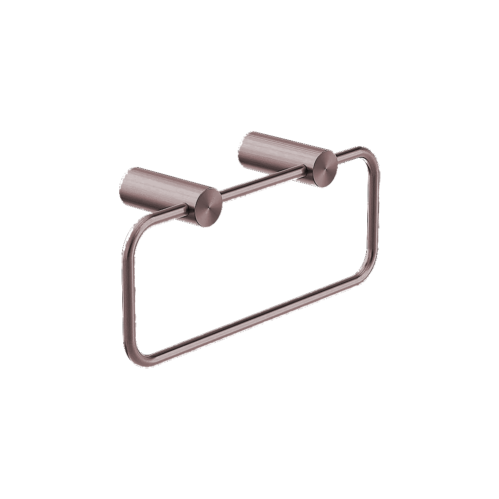 Nero New Mecca Towel Ring Brushed Bronze NR2380ABZ - Towel Rails