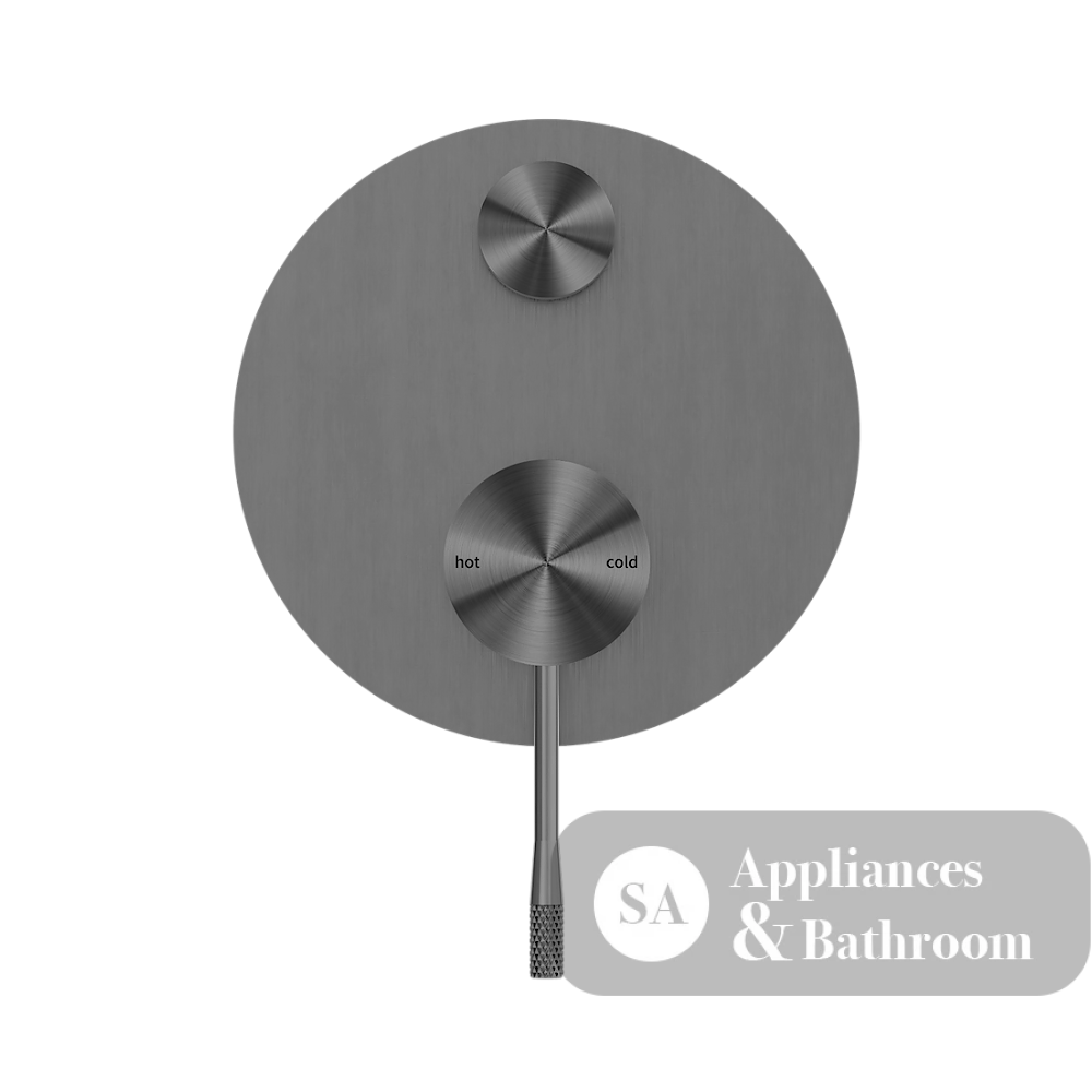 Nero Opal Shower Mixer with Diverter Graphite NR251909aGR - Wall Mixer Diverter