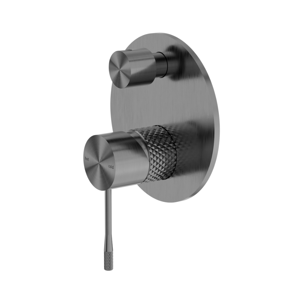 Nero Opal Shower Mixer with Diverter Graphite NR251909aGR - Wall Mixer Diverter
