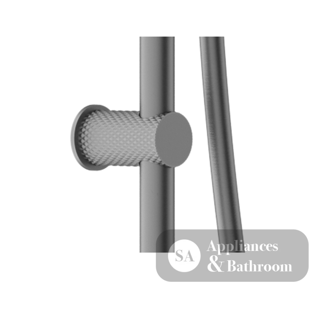 Nero Opal Shower Rail Graphite NR251905dGR - Rail Showers