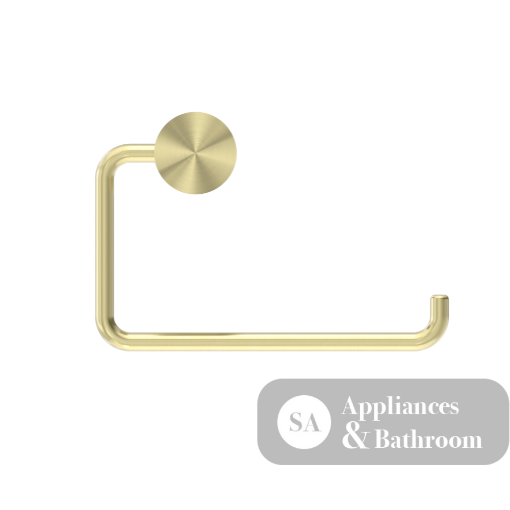 Nero Opal Toilet Roll Holder Brushed Gold NR2586BG - TOILET ROLL HOLDERS