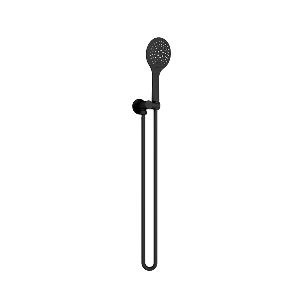 Nero Rain 3 Function Rail Shower Bracket Matte Black NR305MB - Hand Showers
