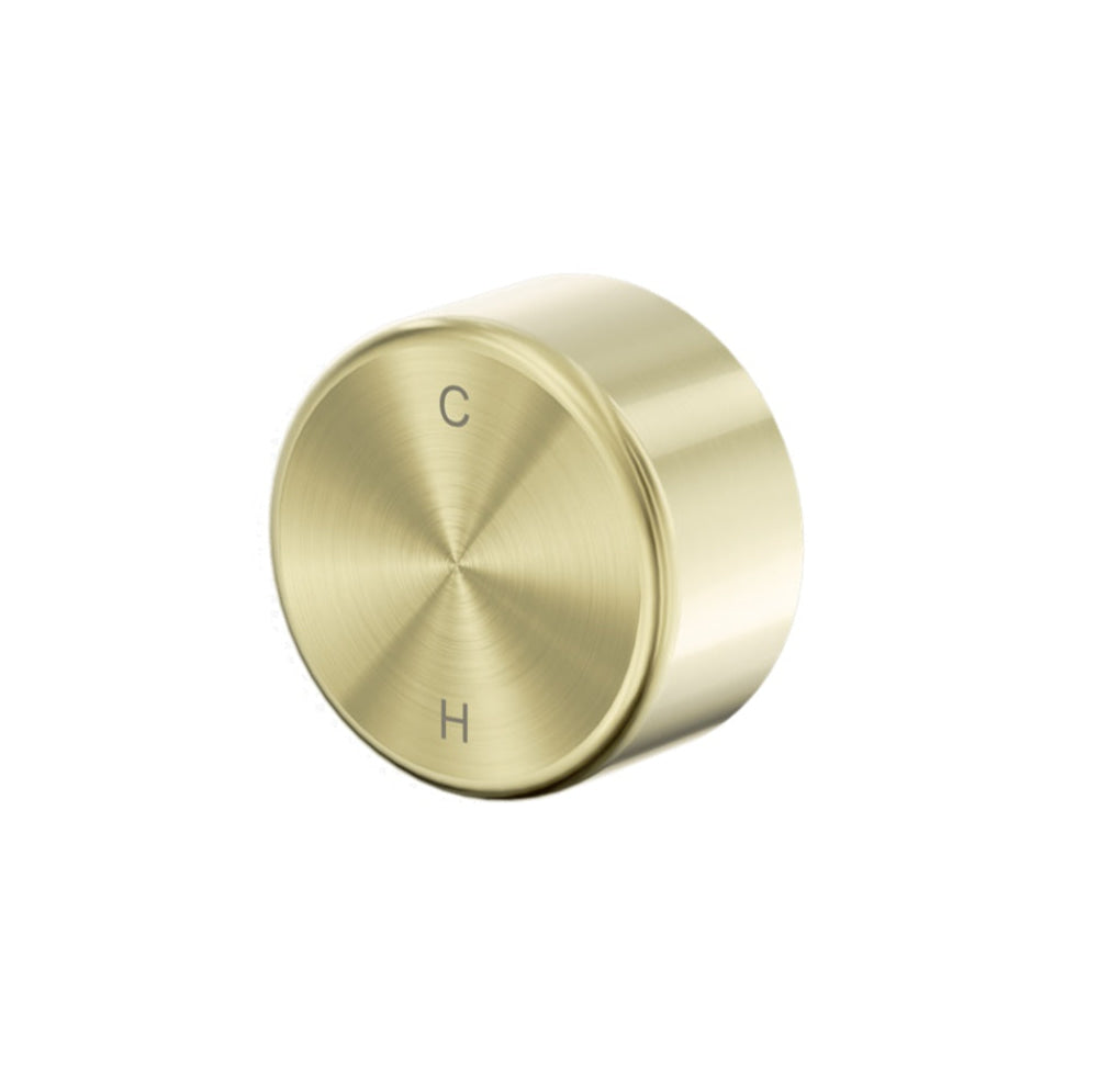 Nero Serenity Progressive Shower Mixer w/ Metal Handle Brushed Gold 24E006BG - Bathroom Wall Mixers