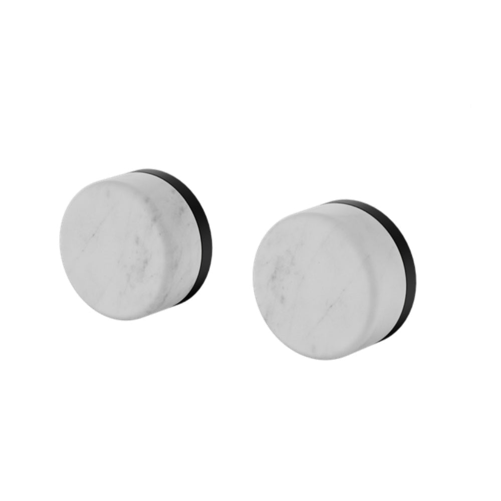 Nero Serenity Wall Top Assembly w/ Carrara Handle Matte Black 24D005MB - Bathroom Wall Mixers