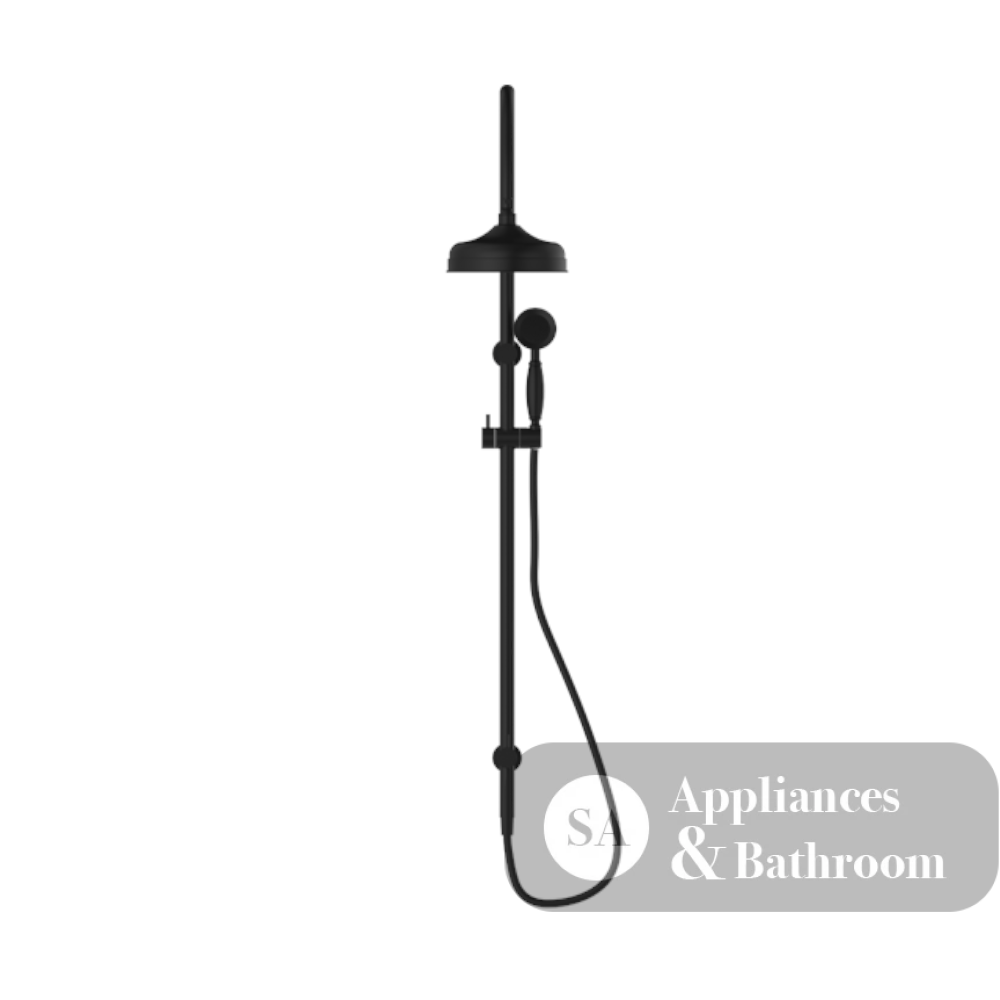 Nero York Twin Shower with Metal Handle Matte Black NR69210502MB - Twin Showers