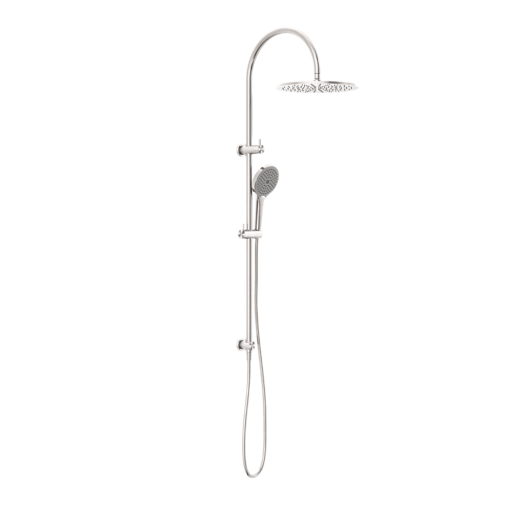 Nero Opal Twin Shower With Air Shower II Brushed Nickel NR251905HBN